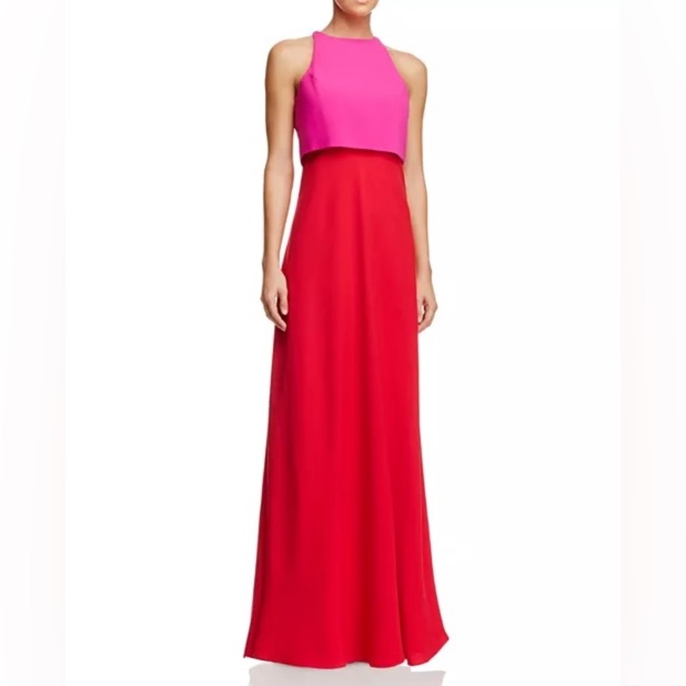 Jill Stuart Popover Two-Tone Gown